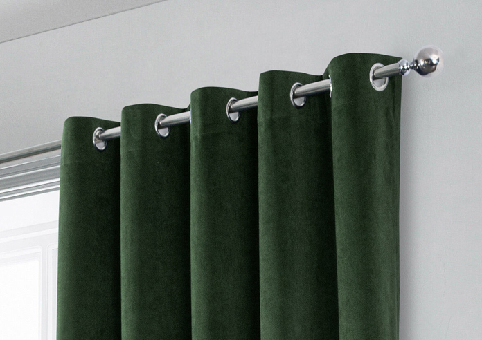 Hampton (Blackout) Eyelet, Green - Ready Made Curtains - Image 9